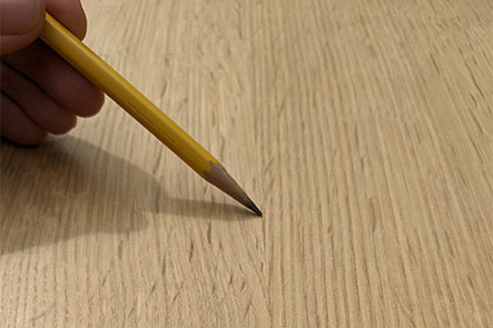 Square edge example